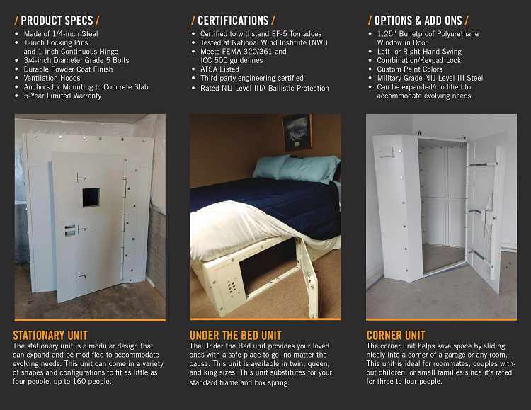 Storm Shelters of Iowa Brochure