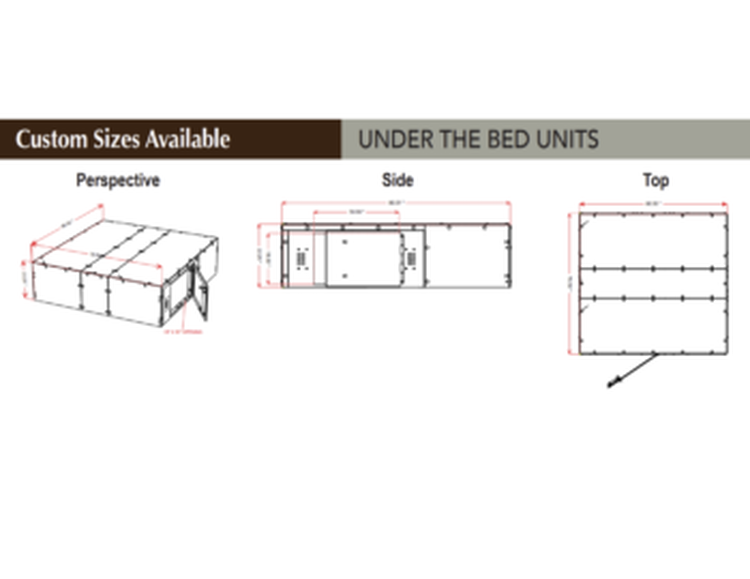 Under the bed dimensions