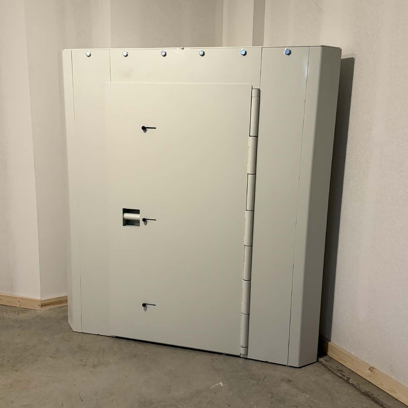 Corner Unit Install Photo - Storm Shelters of Iowa