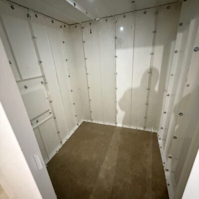 Interior View of a Panelized Storm Shelter